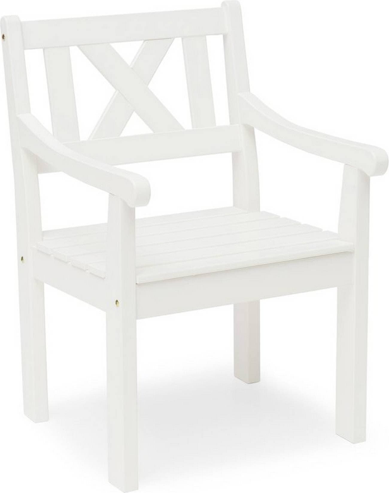 Hillerstorp Läckö Fåtölj Vit Utefåtölj