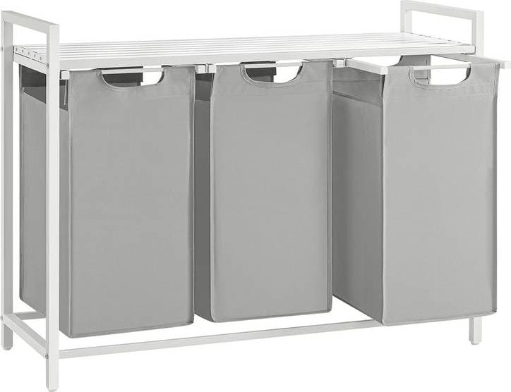 Vasagle Tvättkorg 3 Fack BLH301W03