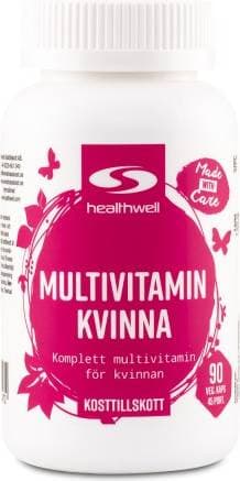 Healthwell Multivitamin Kvinna 90 st