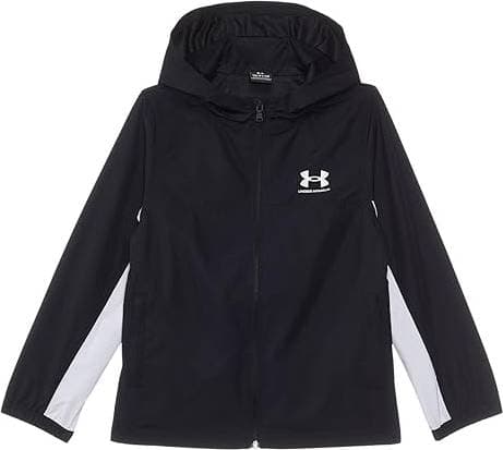 Under Armour Rival Woven Jacka För Pojkar - Svart/Vit