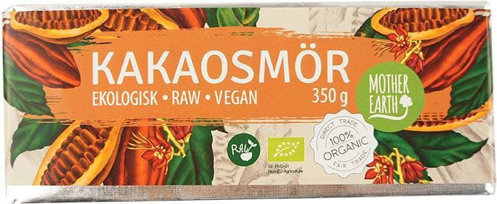 Mother Earth Cocoa Butter Raw & Eko 350g