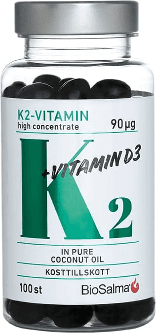 BioSalma K2 90µg + Vitamin D3 100 st