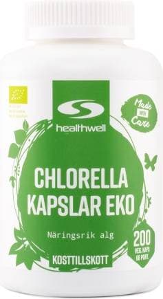Healthwell Chlorella Kapslar EKO, 200 kaps 200 st
