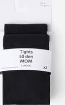 Lindex MOM Strumpbyxor 50 Denier - 2-pack