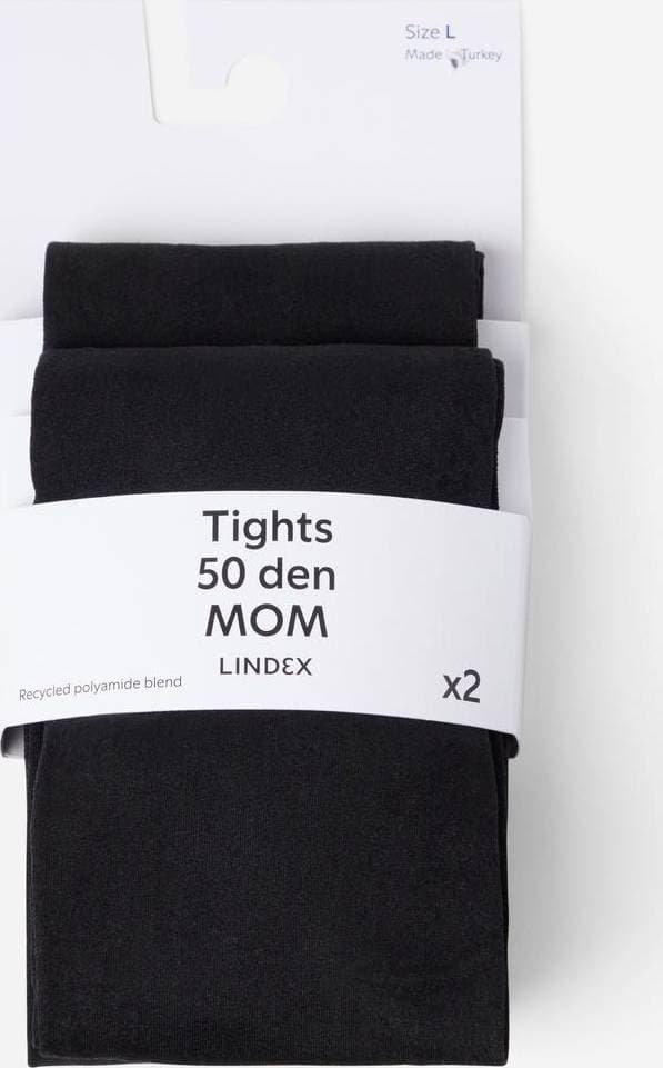 Lindex MOM Strumpbyxor 50 Denier - 2-pack