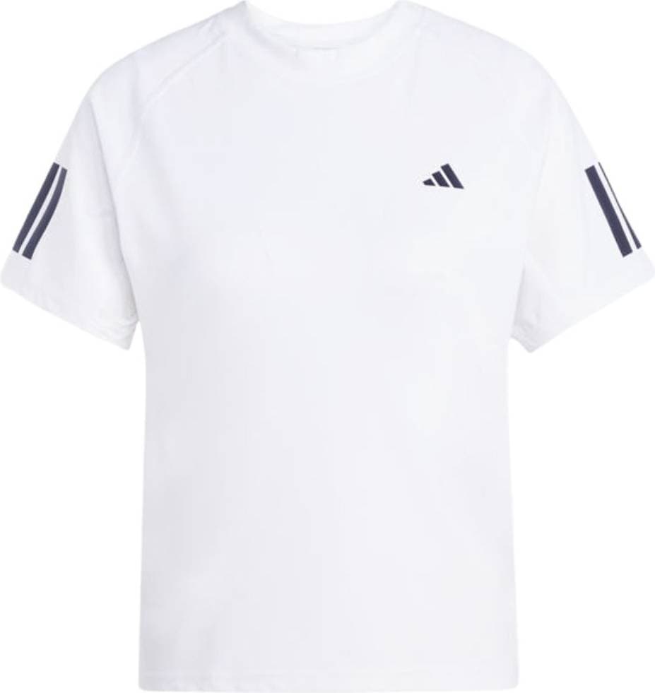 adidas Club 3-Stripes Tennis Climacool T-shirt - White