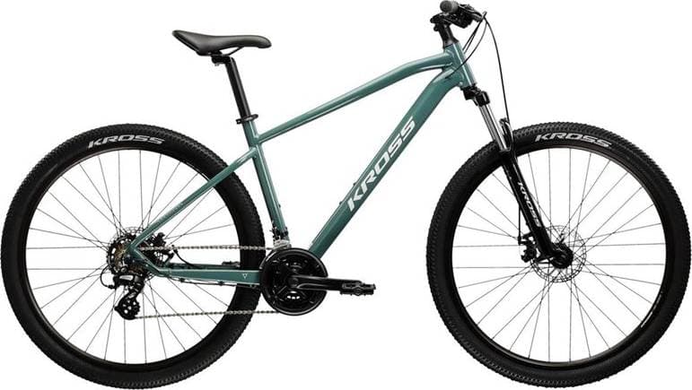 Kross Hardtail MTB Hexagon 2.0 Green Silver 2025 M-29