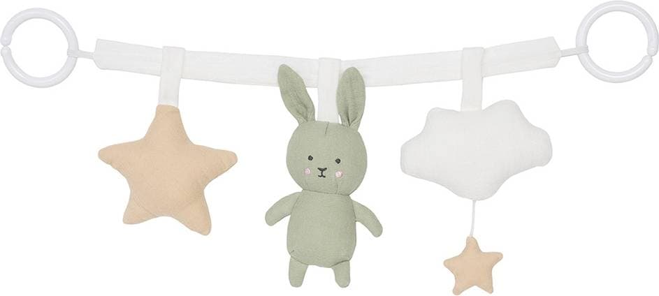 Jabadabado Barnvagnshänge Bunny Grön