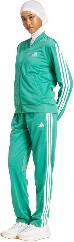 adidas Essentials 3-Stripes Tracksuit - Green