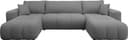 Mirjan24 Furyn Grey Soffa 312cm 6-sits