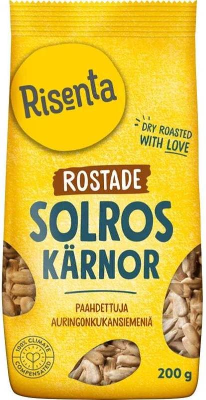 Risenta Rostade Solroskärnor 200g 1pack