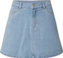 Pieces Pcabbi Mini Jeanskjol - Blue Denim