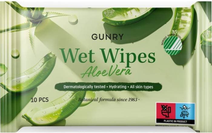 Gunry Gunry Wet Wipes Aloe Vera 10 st
