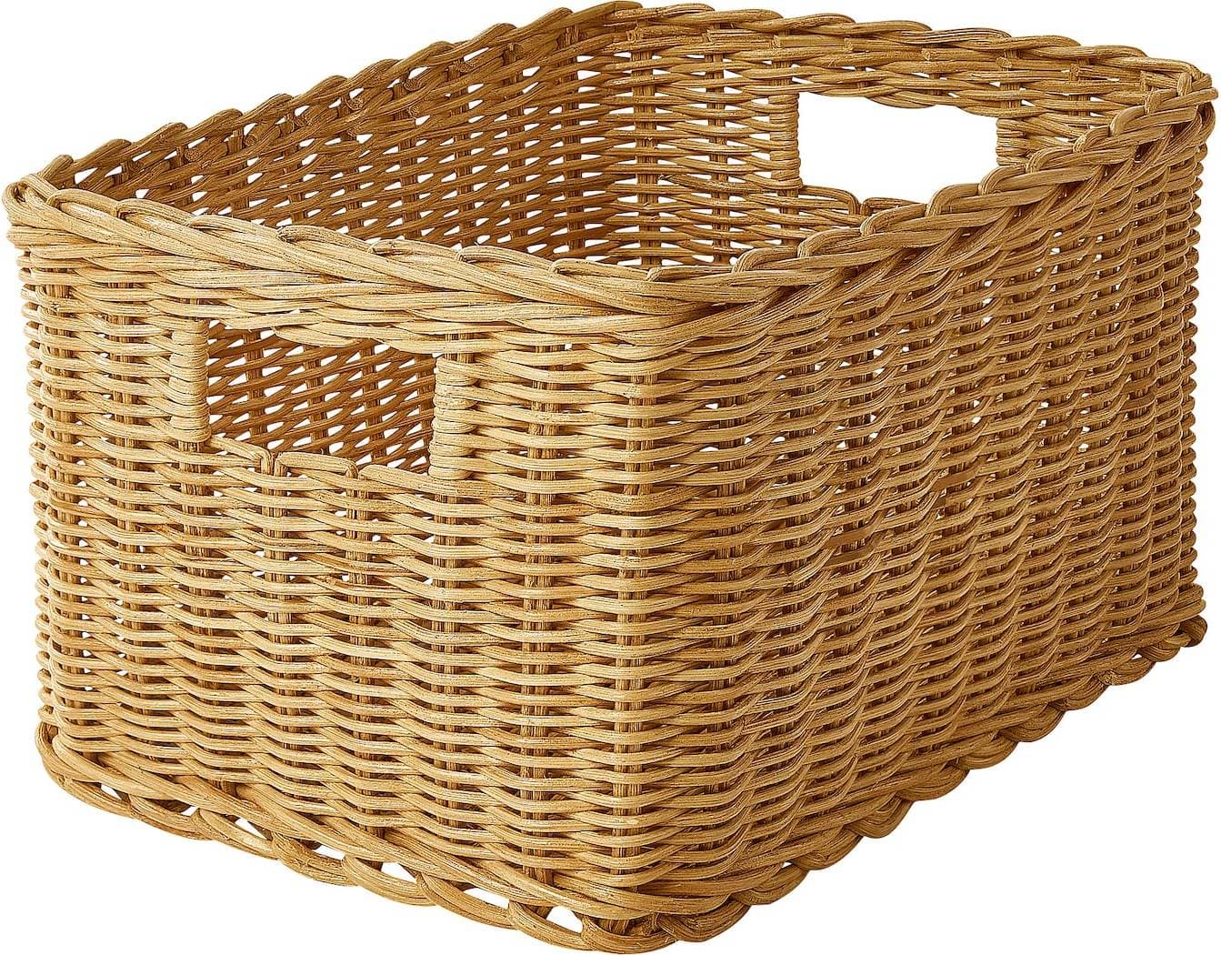 IKEA Trummis Handgjord Rotting 25x35x20 cm Korg