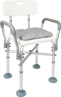 KMINA Vadderad Duschstol Med Armar Och Rygg