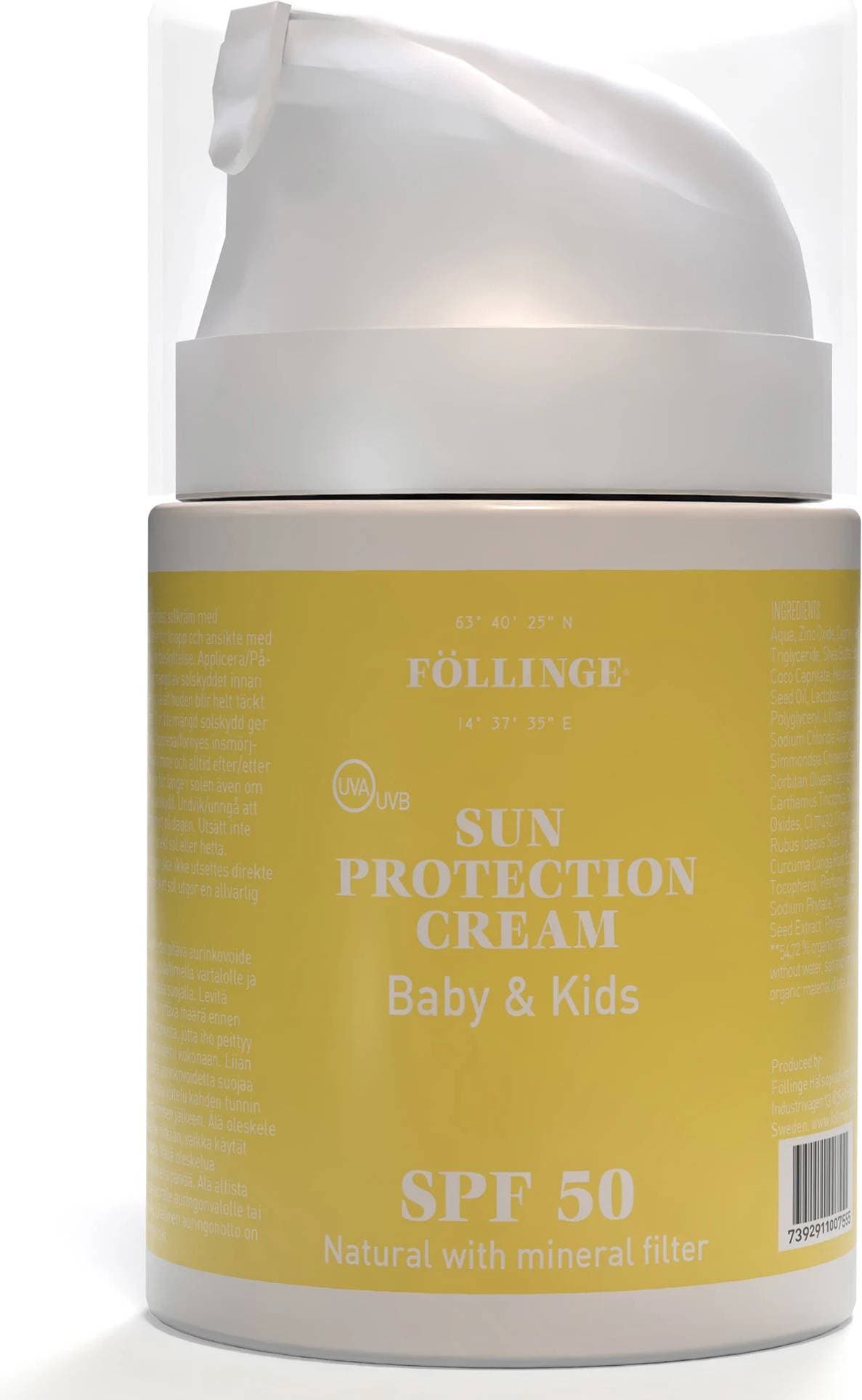 Föllinge Sun Protection Cream Baby & Kids SPF50 50ml