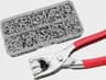 INF Tryckknappar Med Verktyg 100 St 9,5 Mm Silver