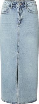 Vila Vijaf Hw Midi Denim Skirt - Blue