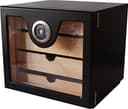 Germanus Cigarr Humidor Skåpbas Svart