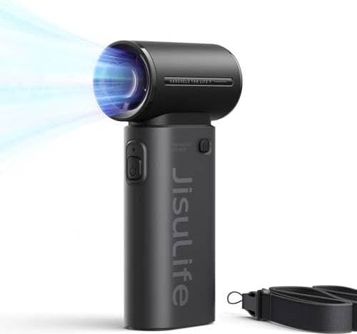 Jisulife Bärbar Mini USB Fläkt 5000 mAh