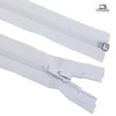 YKK Jacklås Delbar 60cm Vit