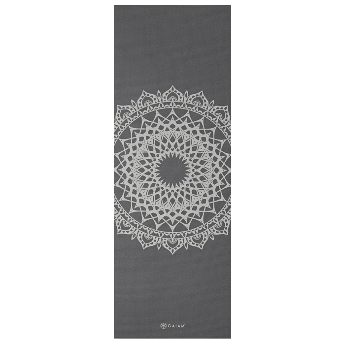 Gaiam Printed Yogamatta 5 mm Greige