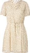 Vila Kortärmad Kort Klänning - Beige