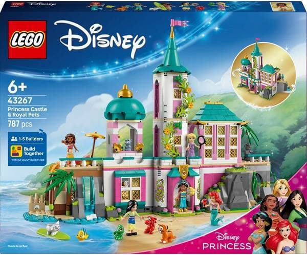 LEGO Disney 43267 Prinsesslott och Kungliga Husdjur