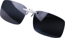 24.se Clip On Sunglasses Black