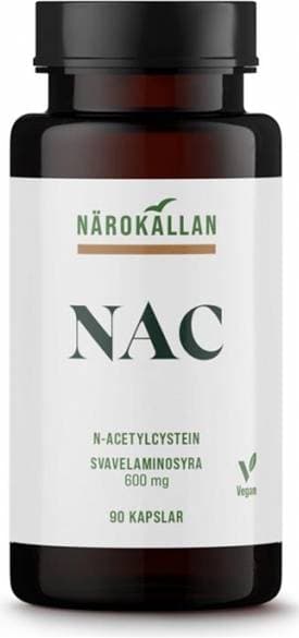 Närokällan NAC N-Acetylcystein 600 mg 90 st