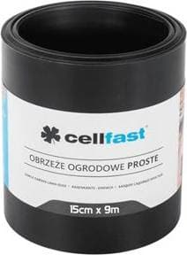 Cellfast Trädgårdsinfattning Rak 15 cm x 9 m Svart