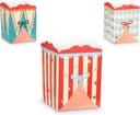 PartyDeco Cirkus Snacksboxar 6-pack 6 st