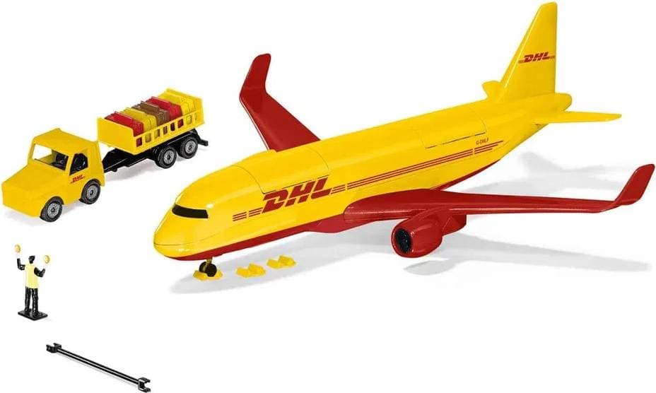 Siku DHL Flygplan Med Tillbehör 38,5 cm