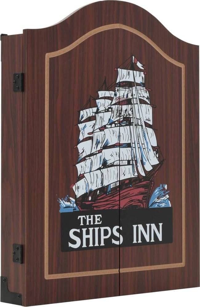 vidaXL Professionellt Dartset Med Darttavla Och Skåp