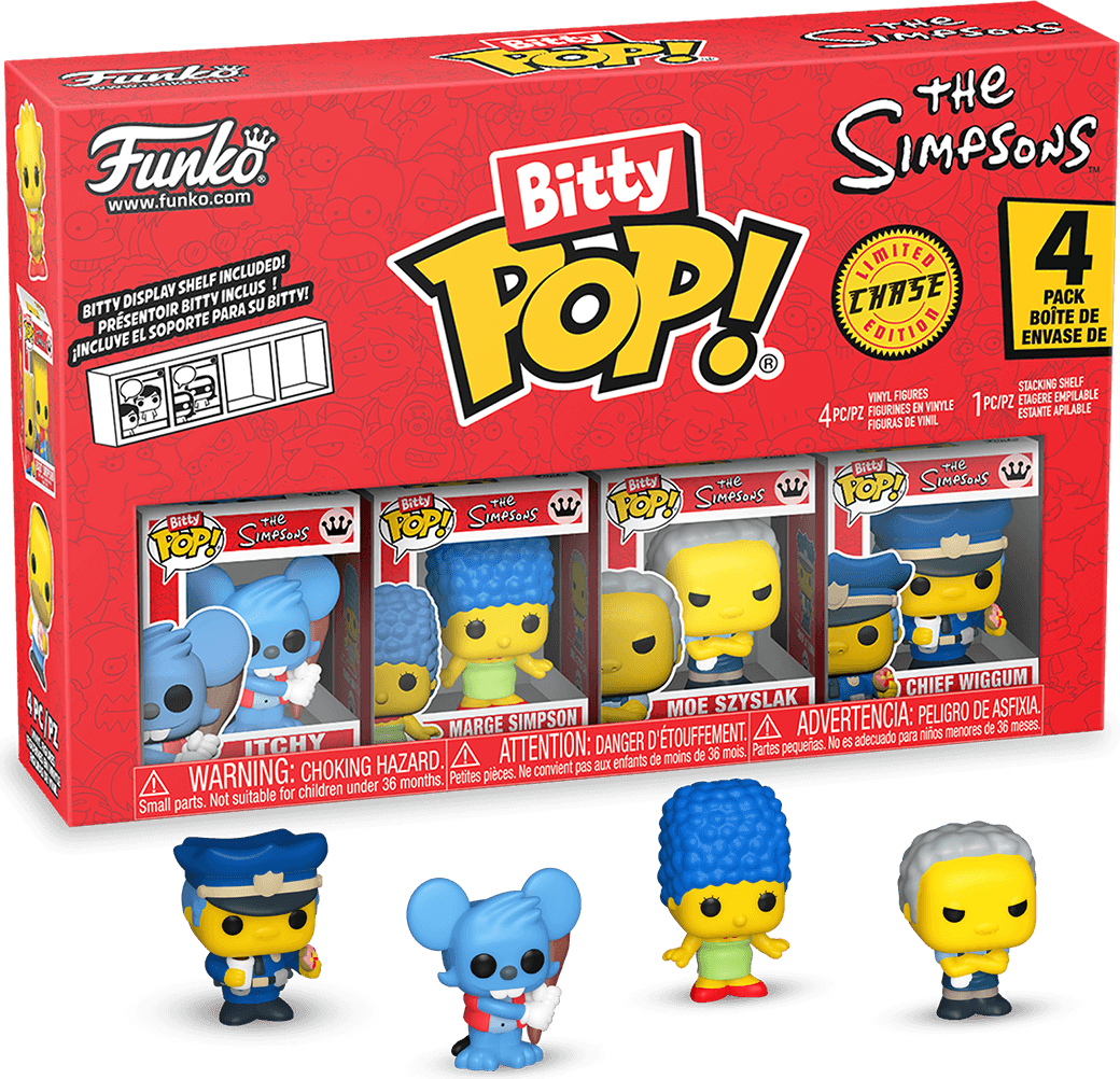 Funko Bitty POP Simpsons Itchy 4PK 4-Pack