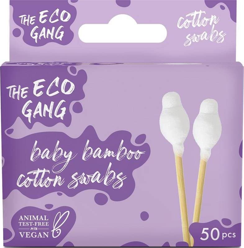 The Eco Gang Baby Bamboo Cotton Swabs 50-pack