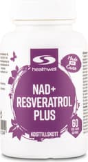 Healthwell NAD+ Resveratrol Plus Capsules 60 st