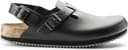 Birkenstock Tokio Super Grip Natural Leather - Black