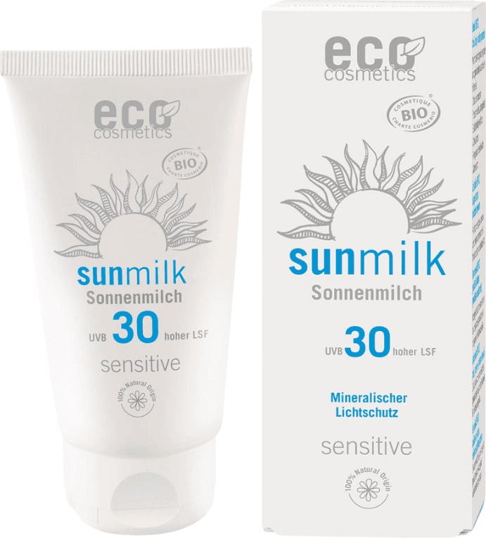Eco Cosmetics Sun Milk Sensitive SPF30 75ml