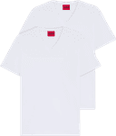 HUGO BOSS V Neck Jersey T-shirt 2-pack - White