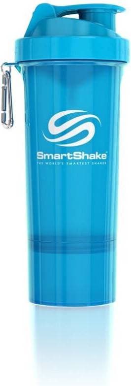 Smartshake Slim Neon Blue Shaker