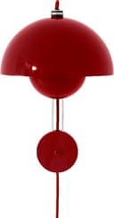 &Tradition Flowerpot VP8 Vermilion Red Vägglampa