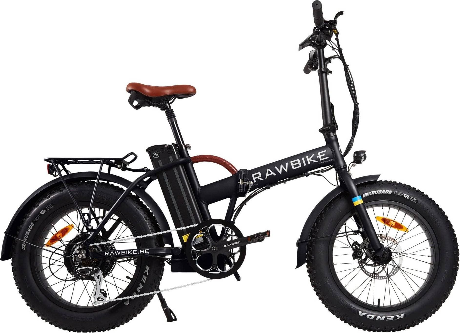 Rawbike 4X, Elmoped - Mattsvart