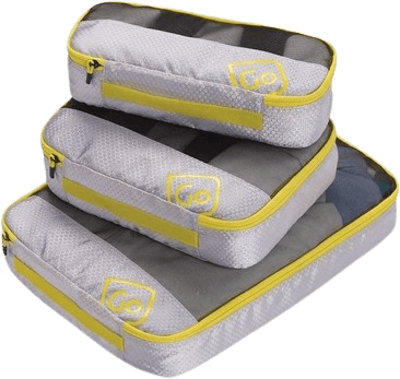 Go Travel Triple Packing Cubes 3 delar - Yellow