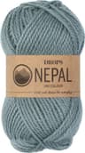 Drops Design Nepal Uni Colour Grågrøn 75m