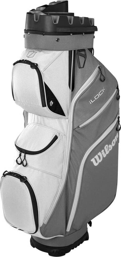 Wilson I-Lock Cart Bag 2025 Gray/White/Black