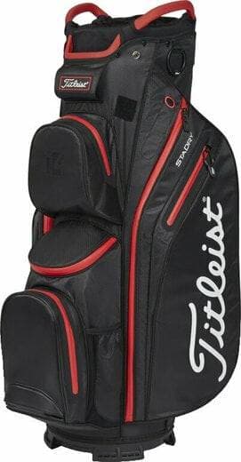 Titleist Cart 14 StaDry Bag - Black/Black/Red