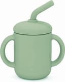 Summerville Silikonmugg med Sugrör Cameo Green