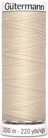 Gutermann Sew All Thread Ivory (Shade 169) 200m