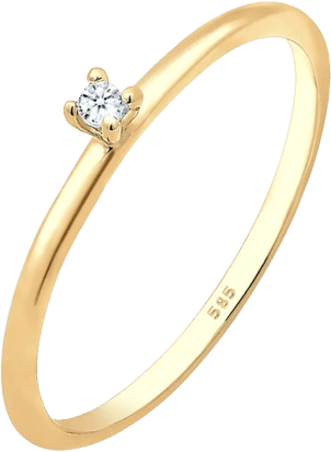 Elli Engagement Ring - Gold/Diamonds